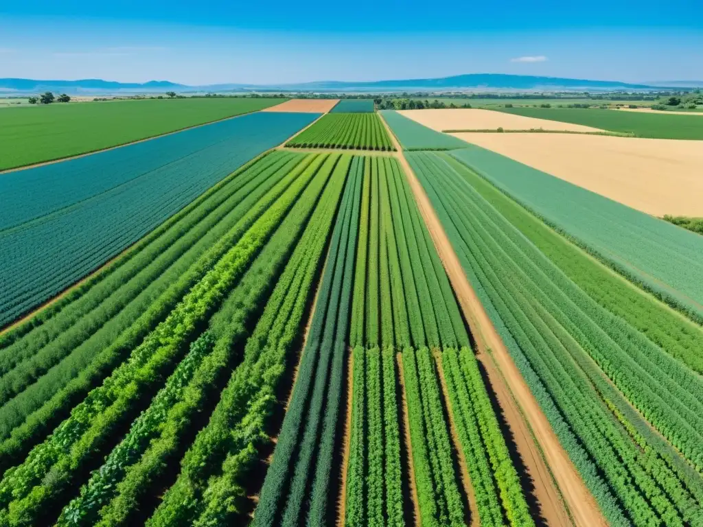 Resiliencia agrícola: luchando juntos contra el cambio climático Un agricultor cuida de sus cultivos bajo el sol, mostrando resiliencia ante el impacto del cambio climático en los mercados futuros agrarios